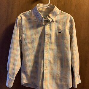 Toddler Boy's Size 4T Long Sleeve Button Up Shirt